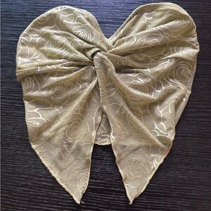 Lime Green Mesh Floral Top